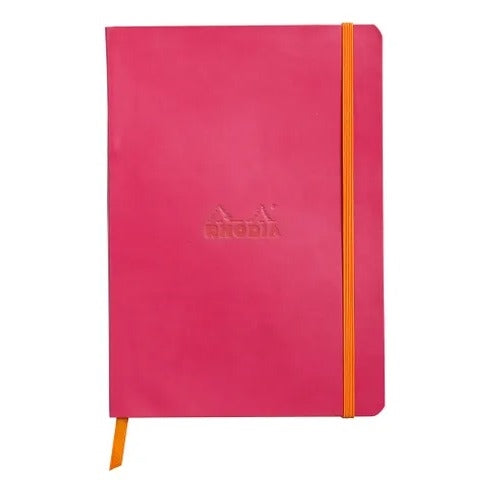 Rhodia Rhodia "Rhodiarama" Softcover Notebook - A5, Lined, Raspberry