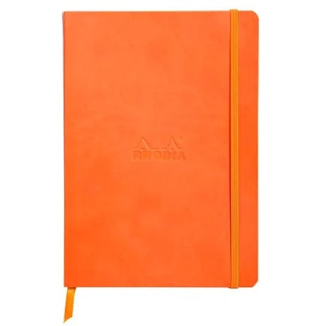 Rhodia Rhodia "Rhodiarama" Softcover Notebook - A5, Lined, Tangerine