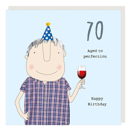 Rosie Made A Thing Rosie Made a Thing Birthday Card - Boy 70th Boy Perfection