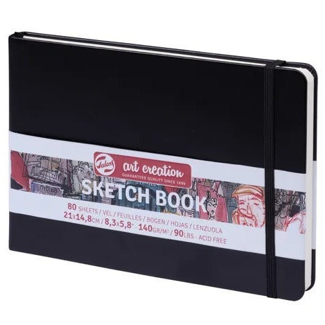 Royal Talens Talens Art Creation "TAC" Landscape Sketchbook - 21x 14cm, Black