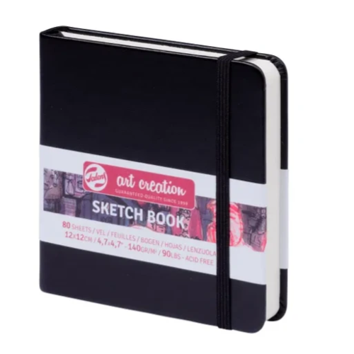 Royal Talens Talens Art Creation "TAC" Sketchbook - 21x 14cm, Black
