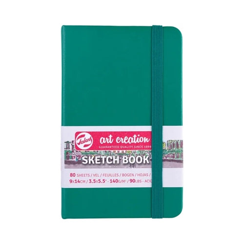 Royal Talens Talens Art Creation "TAC" Sketchbook - 9 x 14cm, Forest Green