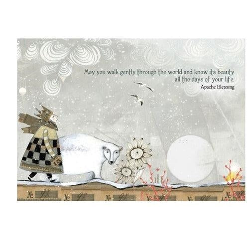 Sacredbee Sacredbee Greeting Card - Polar Bear Blessing