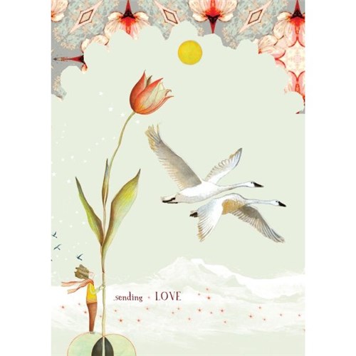 Sacredbee Sacredbee Greeting Card - Sending Love