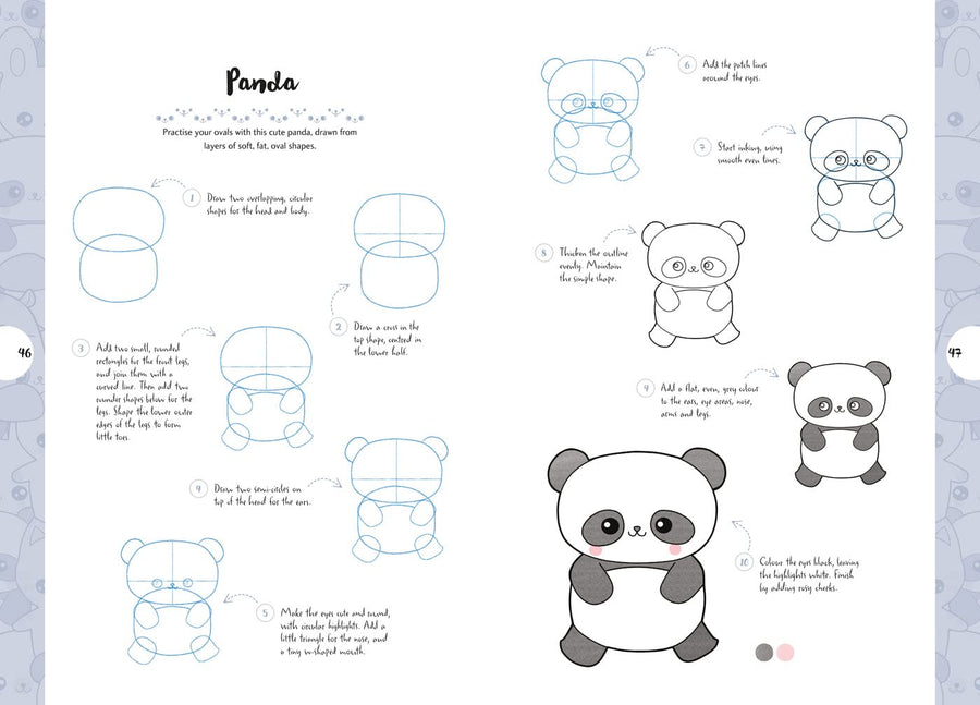 Search Press 10 Step Drawing - Kawaii