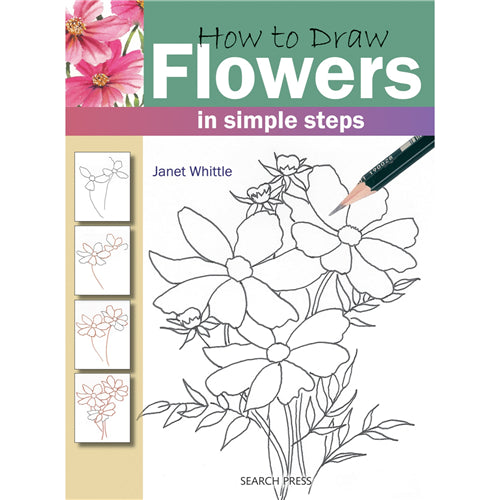 Search Press How to Draw - Flowers