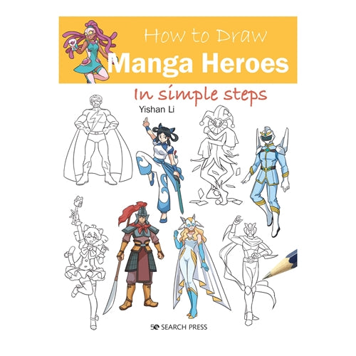 Search Press How to Draw - Manga Heroes