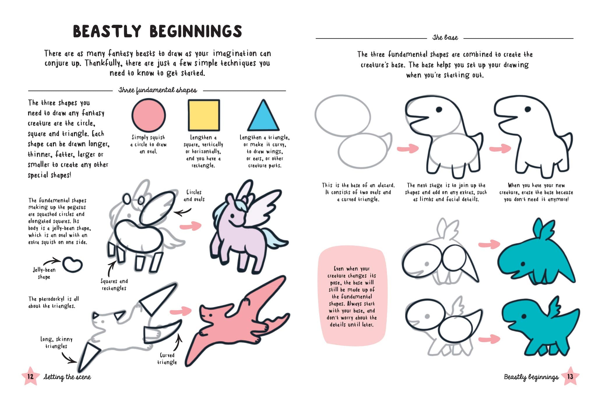 Search Press Kawaii:  How to Draw Really Cute Fantasy Creatures