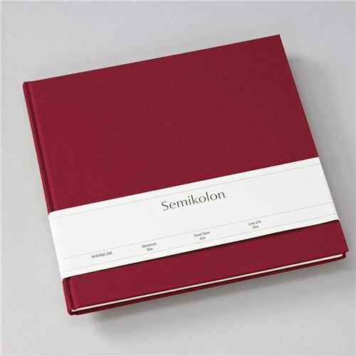 Semikolon Semikolon Guest Book - Burgundy