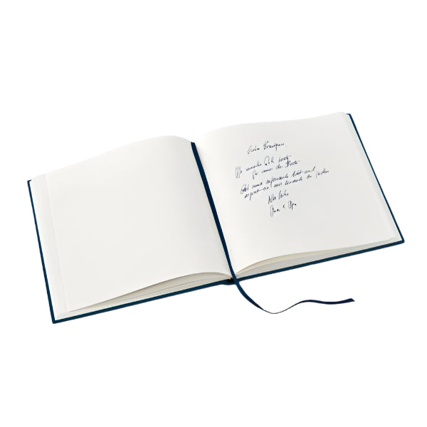 Semikolon Semikolon Guest Book - Slim, Marine, 100 Pages