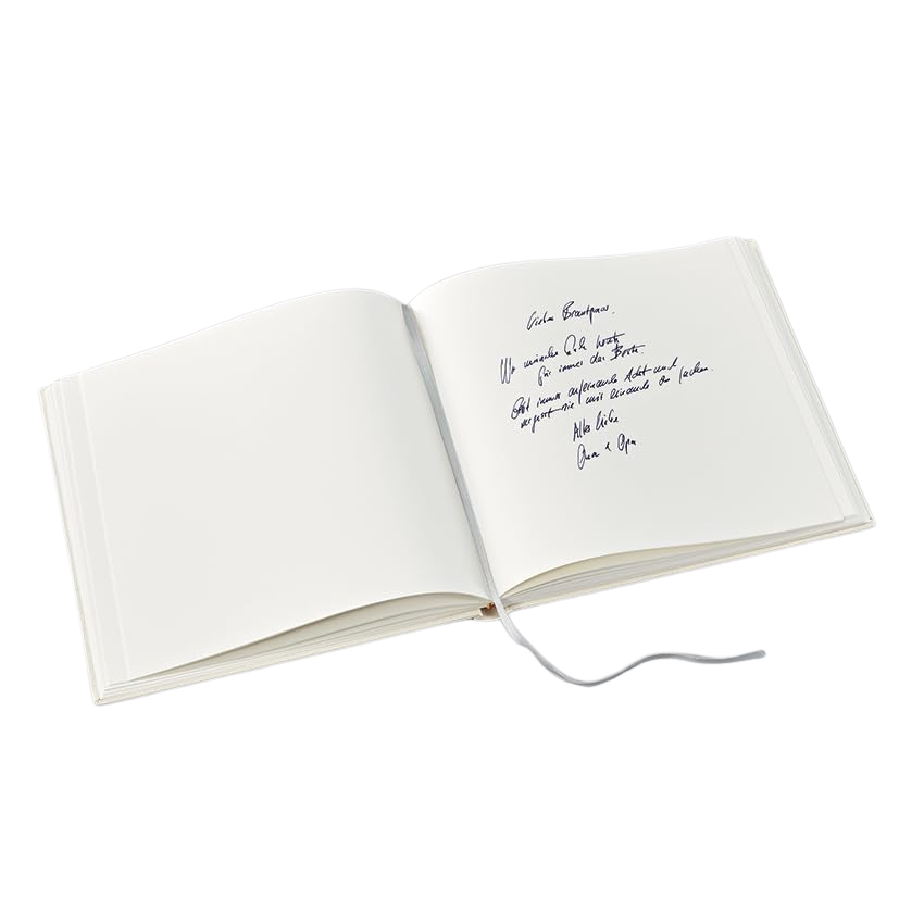 Semikolon Semikolon Guest Book - Wedding Edition, Chamois