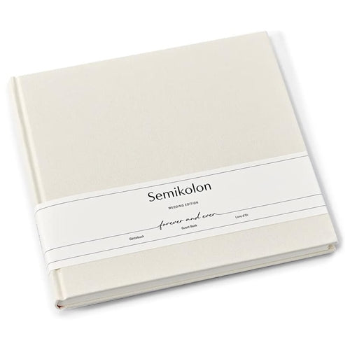 Semikolon Semikolon Guest Book - Wedding Edition, Chamois