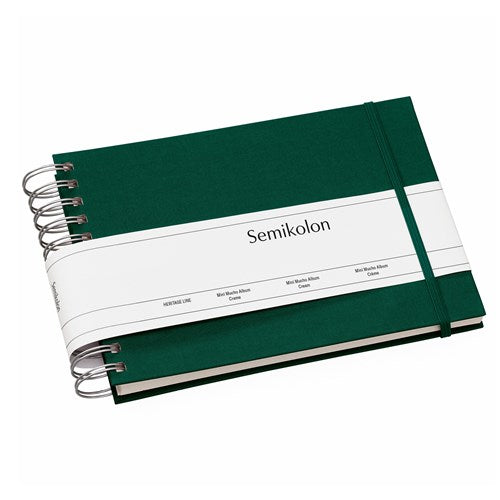 Semikolon Semikolon Mini Mucho Photo Album - Small, Forest, Spiral Bound, Cream Pages