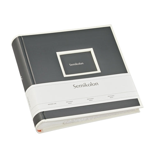 Semikolon Semikolon Photo Album - 200 Pocket, Lava Stone