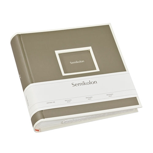 Semikolon Semikolon Photo Album - 200 Pockets, Fango