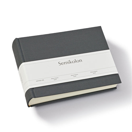 Semikolon Semikolon Photo Album - Classic Small, Lava Stone