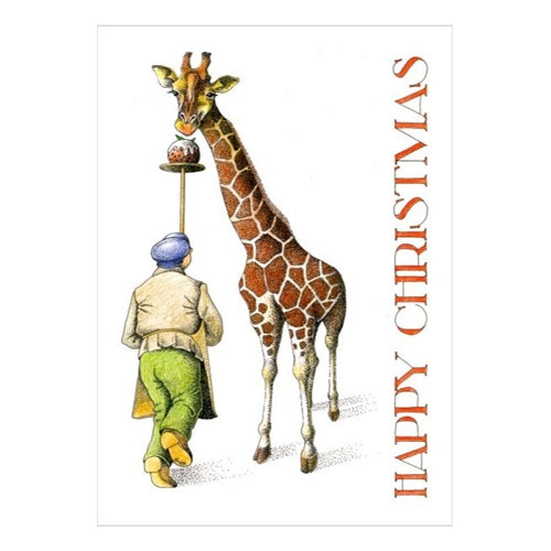 Simon Drew Simon Drew Christmas Card - Giraffe
