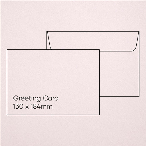 Sirio Colors Greeting Card Envelope (130 x 184mm) - Sirio Color Nude, Pack of 10