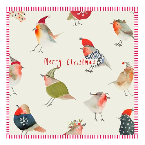 Sooshichacha Sooshichacha Christmas Card - Christmas Robins