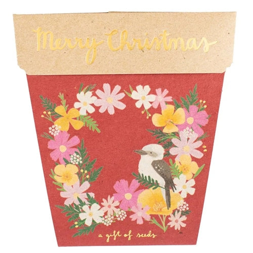 Sow n Sow Gift of Seeds Christmas Card - Wildflowers