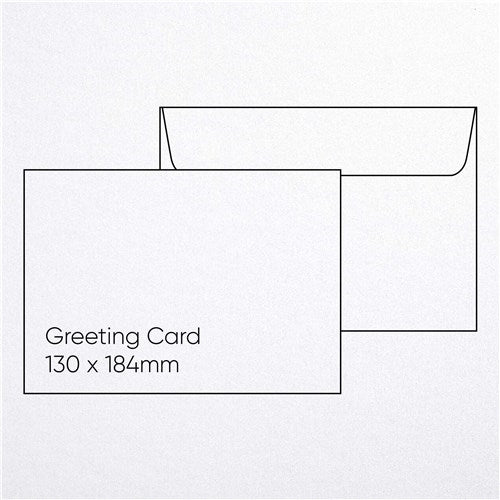 Stardream Greeting Card Envelope (130 x 184mm) - Stardream Crystal, Pack of 10