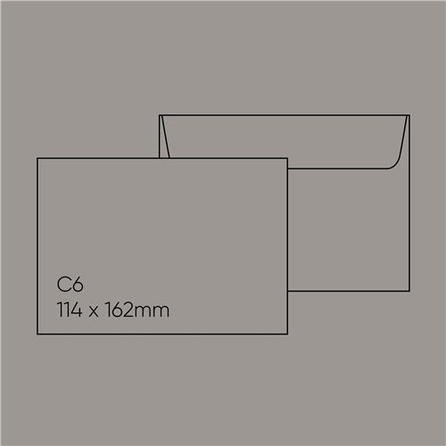 Stephen C6 Envelope (114x162mm) - Stephen Clay, Pack of 10