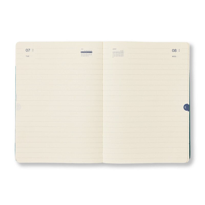 Studio Milligram 2026 Studio Milligram Daily Diary - A5, Hardcover, Ruled, Butter