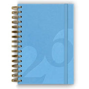 Studio Milligram 2026 Studio Milligram Daily Diary - A5, Spiral Bound, Ruled, Sky
