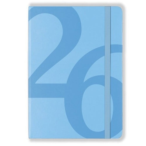 Studio Milligram 2026 Studio Milligram Weekly + Notes Diary - A5, Hardcover, Sky