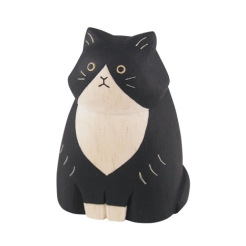 T-Lab Polepole Animal Long-haired Cat, Black