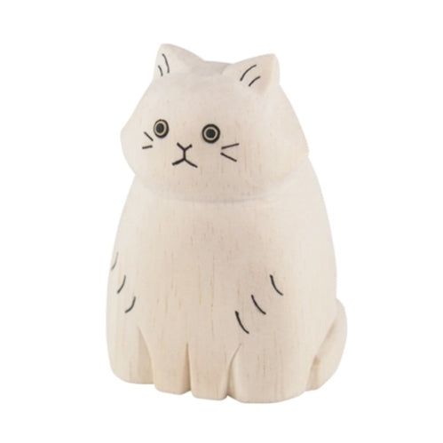 T-Lab Polepole Animal Long-haired Cat, White