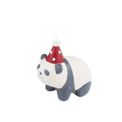 T-Lab Polepole Christmas Decoration - Panda Cub with Santa Hat