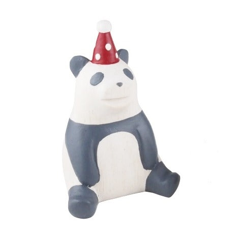 T-Lab Polepole Christmas Decoration - Panda with Santa Hat