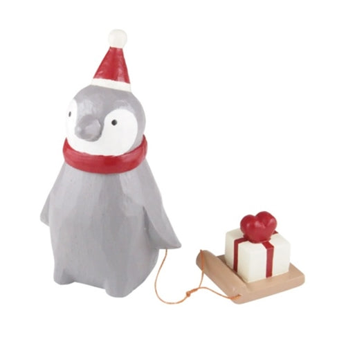 T-Lab Polepole Christmas Decoration - Penguin with Present