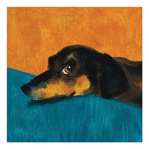 The Art File The Art File Birthday Card - Hounds, Fred