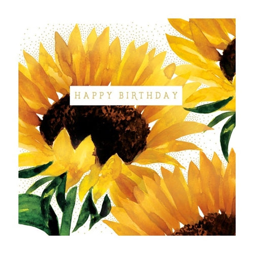 The Art File The Art File Birthday Card - Natural Phenomenon, Sunflowers