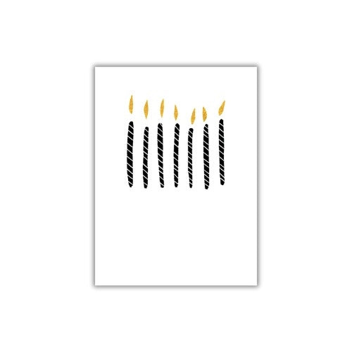 The Art File The Art File Birthday Card - Tiny but Mighty, Candles