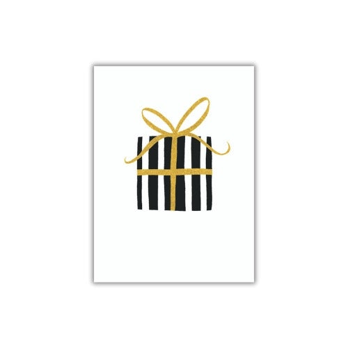 The Art File The Art File Birthday Card - Tiny but Mighty, Stripe Present