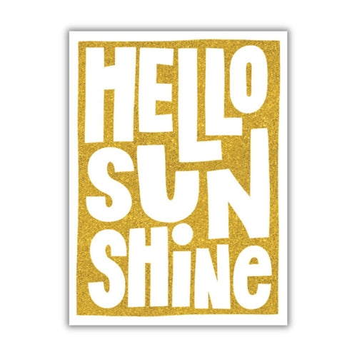 The Art File The Art File Greeting Card - Tiny But Mighty, Hello Sunshine