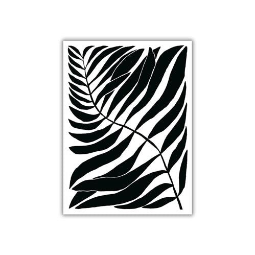 The Art File The Art File Greeting Card - Tiny but Mighty, Palm Leaf