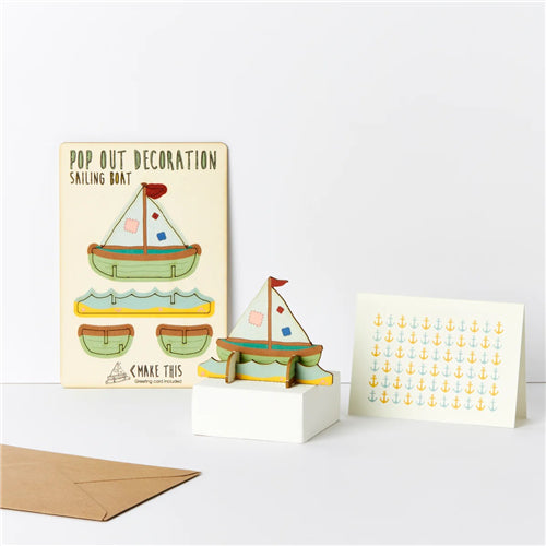 The Pop Out Card Co Pop Out Card - Happy Birthday, Sail Boat