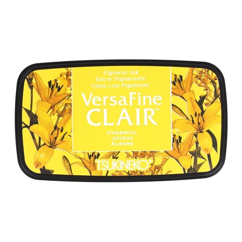 Tsukineko Tsukineko Stamp Pad - VersaFine Clair, Cheerful Yellow