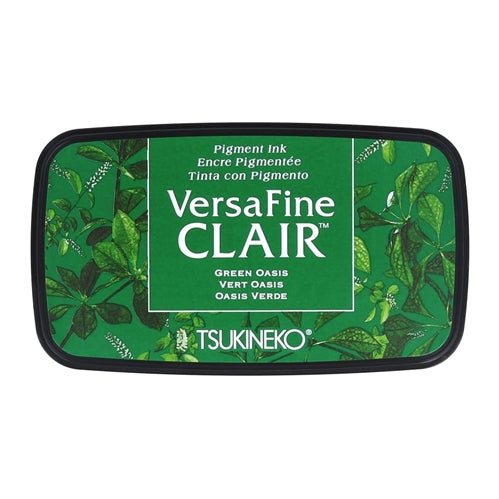 Tsukineko Tsukineko Stamp Pad - VersaFine Clair, Green Oasis