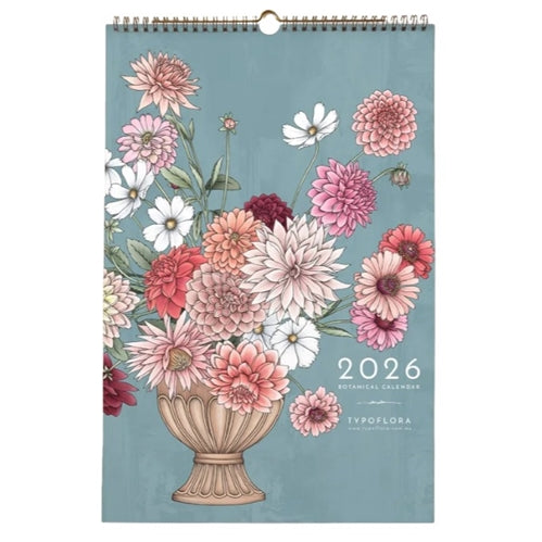 Typoflora Typoflora 2026 Calendar - Always Flowers