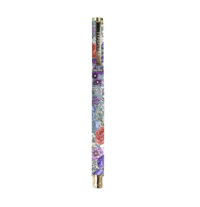 Typoflora Typoflora Rollerball Pen - Blooms in Blue