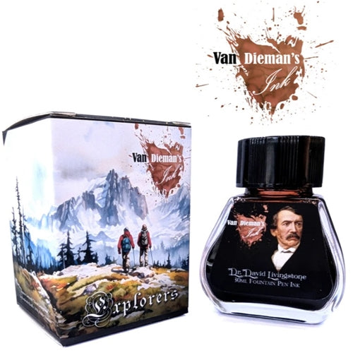 Van Dieman's Ink Van Dieman's Limited Edition Fountain Pen Ink - Explorers, David Livingstone, 30ml Bottle