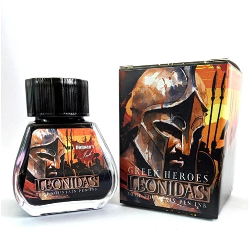 Van Dieman's Ink Van Dieman's Limited Edition Fountain Pen Ink - Greek Heroes, Leonidas