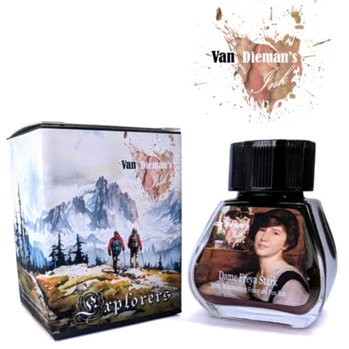 Van Dieman's Ink Van Dieman's Limited Edition Shimmering Ink - Explorers, Dame Freya Stark, 30ml Bottle