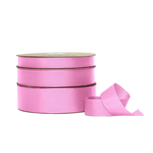 Vandoros Ribbon: 25mm Grosgrain Bright Pink (per metre)