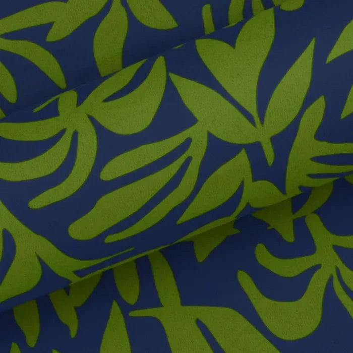 Vandoros Vandoros Wrapping Paper - Tropics, Blueberry/Kiwi (approx 3 mtrs)